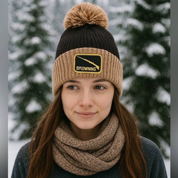 Unisex Vintage Knit Winter Ski Hat NWT - Picture 6 of 6